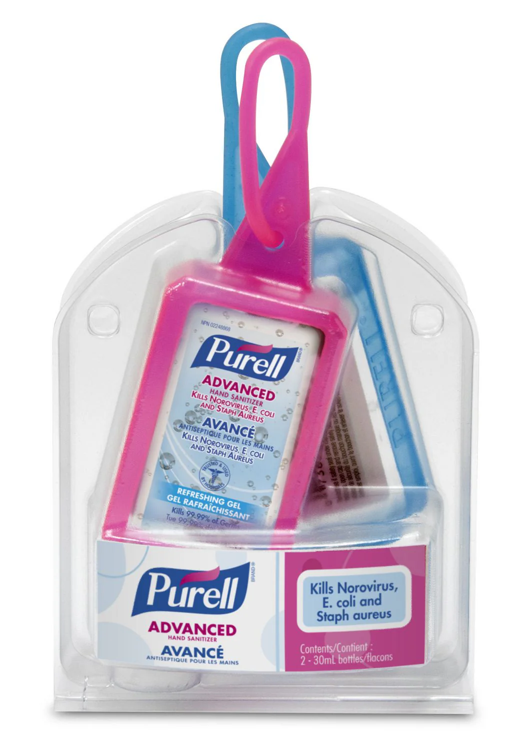 Purell Advanced Hand Sanitizer, Jelly Wrap - 2 x 30 ml