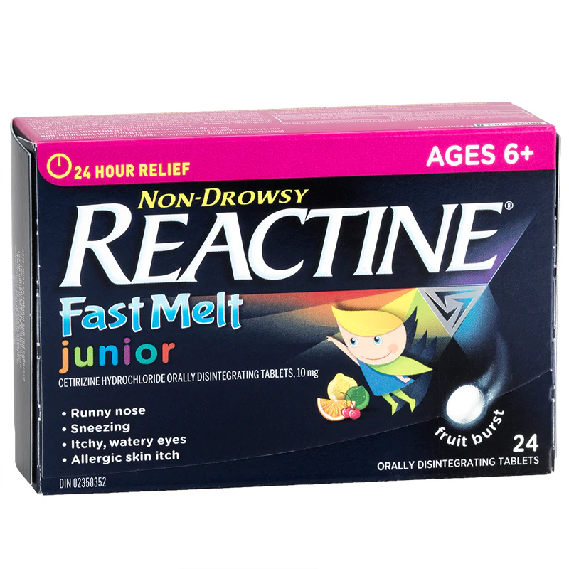 Reactine Non-Drowsy Fast Melt Junior - 24 tablets
