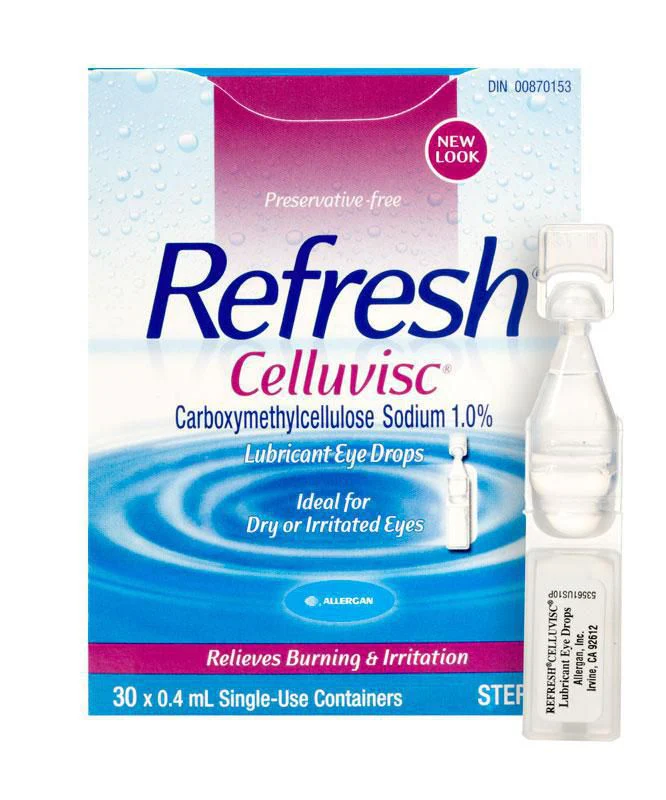 Refresh Celluvisc Lubricant Eye Drops - 30 x 0.40 ml