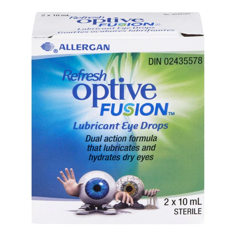 Refresh Optive Fusion Lubricant Eye Drops - Image 2