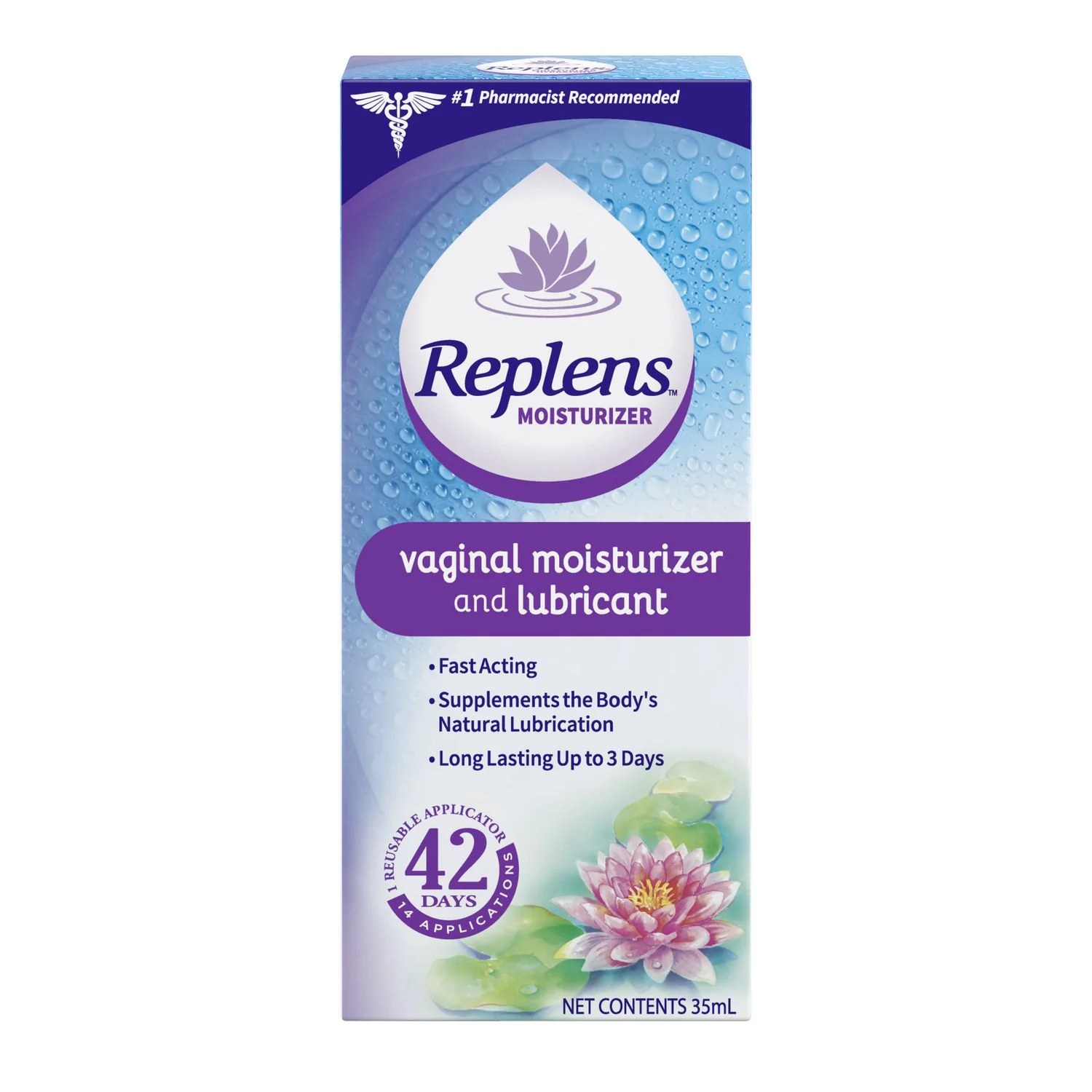 Replens Gel Vaginal Moisturizer & Lubricant Pre-filled Applicators - Image 3