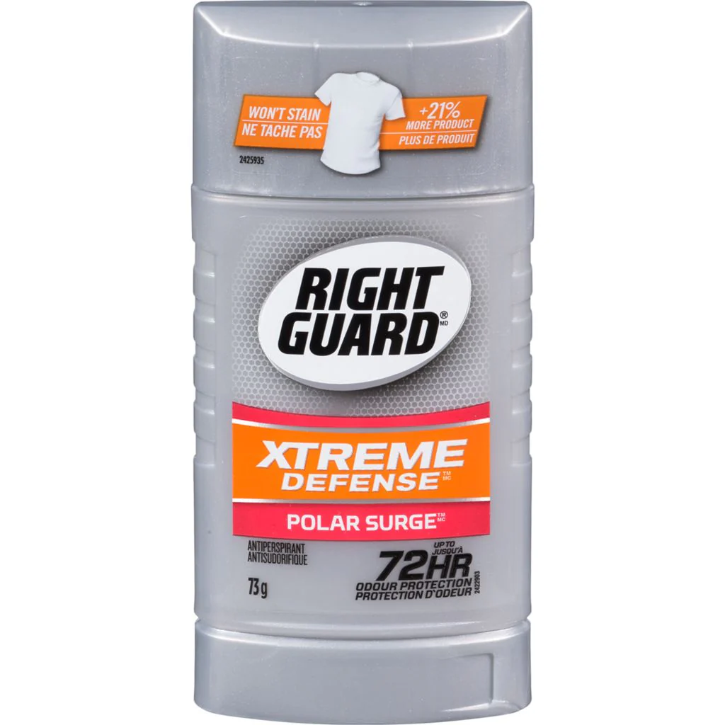 Right Guard Xtreme Defense Antiperspirant & Deodorant - 73 g - Image 2