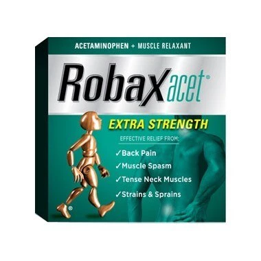 Robaxacet Extra Strength Acetaminophen + Muscle Relaxant Caplets