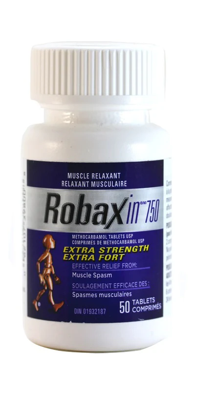 Robaxin Extra Strength Methocarbamol 750 mg Tablets - 50 tablets