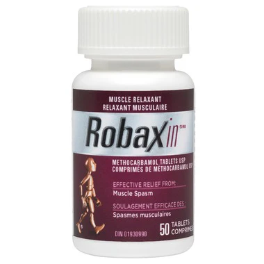Robaxin Methocarbamol 500 mg Tablets - 50 tablets