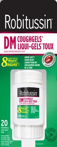 Robitussin DM Coughgels Liqui-Gels - 20 coughgels