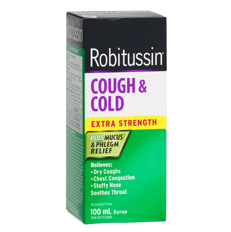 Robitussin Extra Strength Cough & Cold Plus Mucus & Phlegm Relief