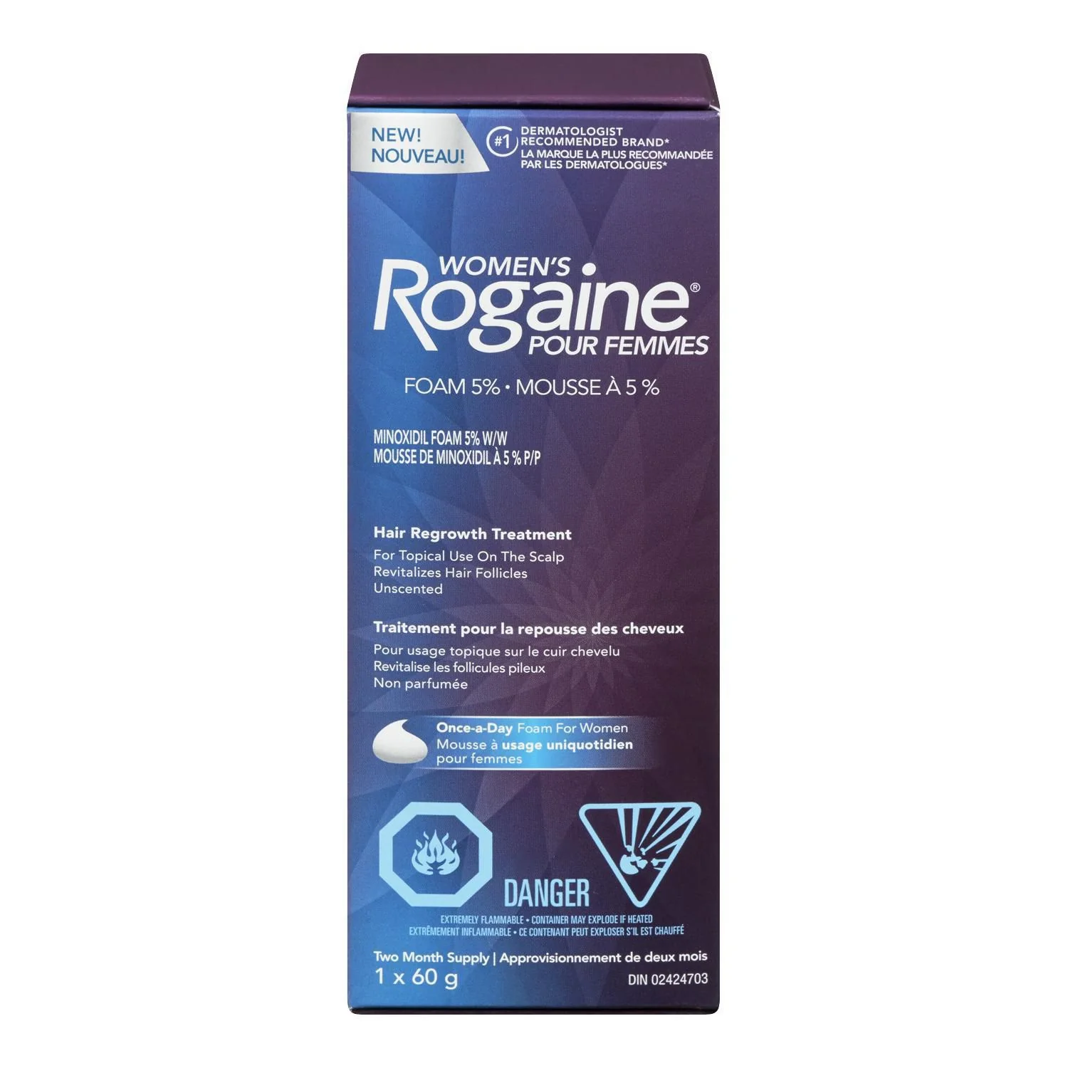 Rogaine Women’s Hair Regrowth Treatment, 5% Minoxidil Foam
