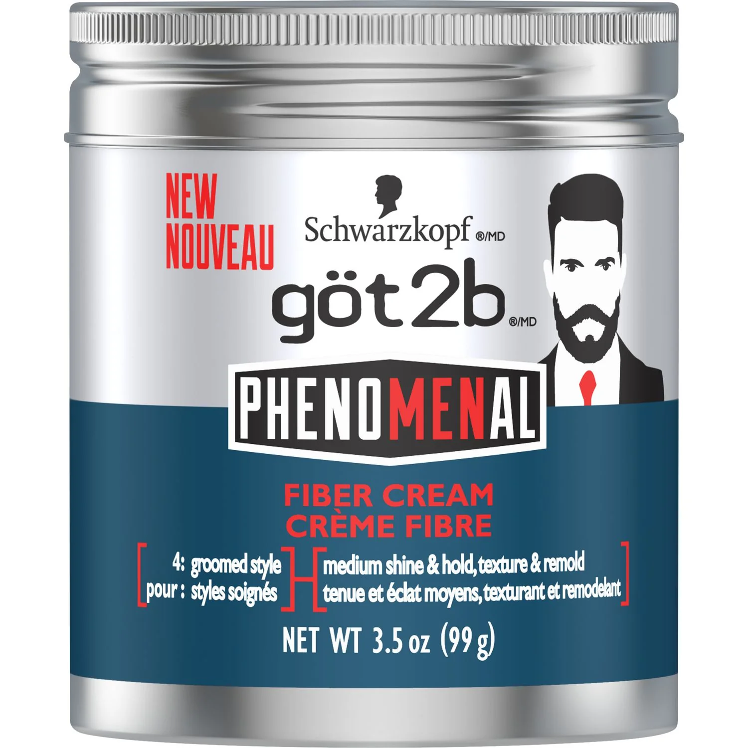Schwarzkopf got2b Phenomenal Fiber Cream - 99 g