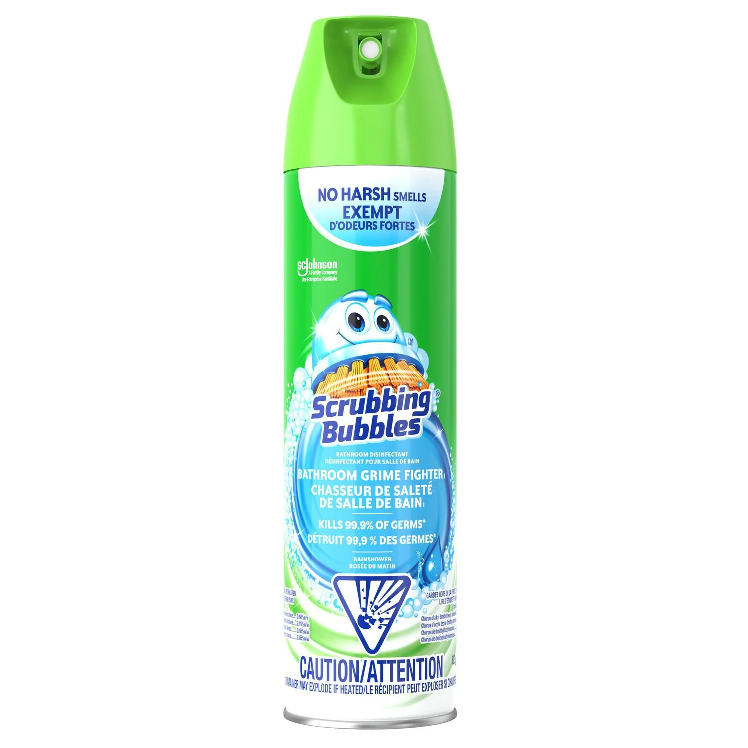 Scrubbing Bubbles, Bathroom Grime Fighter, Bathroom Disinfectant - 623 g