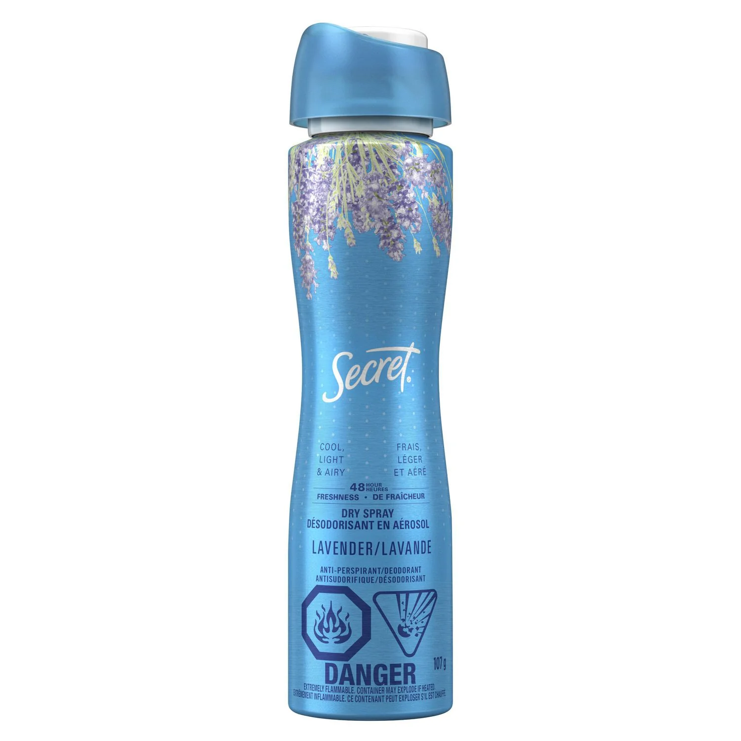 Secret Dry Spray Antiperspirant & Deodorant - 132 ml