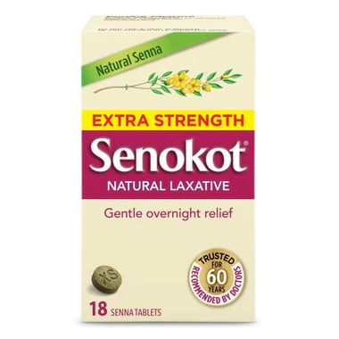Senokot Natural Laxative, Extra Strength - 18 senna tablets