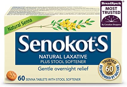 Senokot-S Natural Laxative Plus Stool Softener Tablets - Image 2