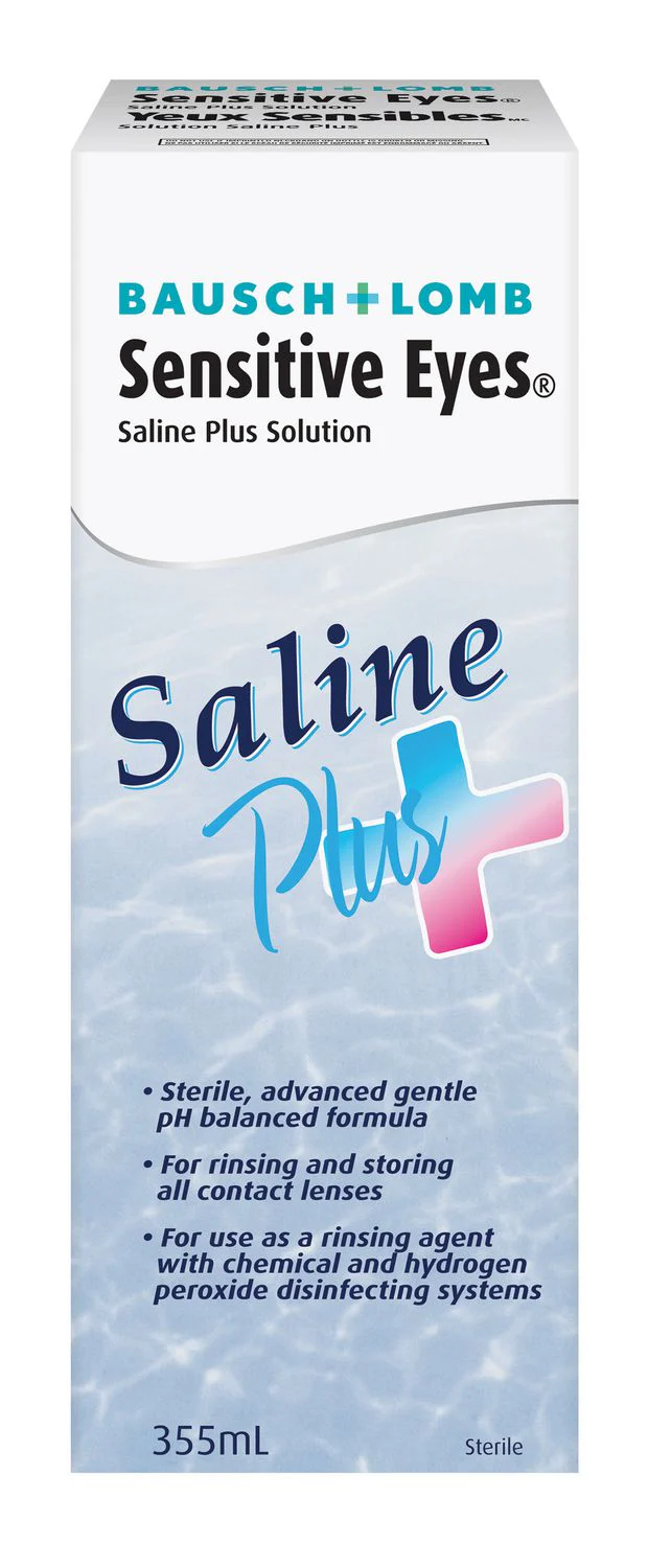 Sensitive Eyes Saline Plus Solution - 355 ml