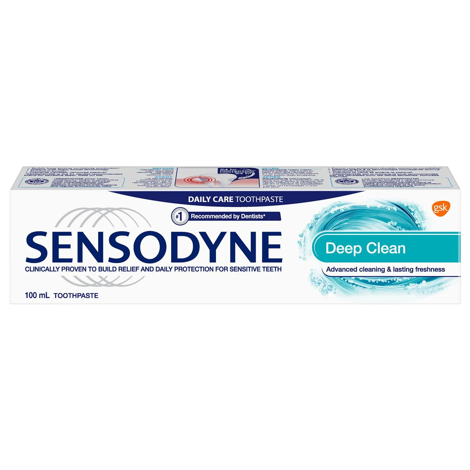 Sensodyne Daily Care Toothpaste, Deep Clean - 100 ml