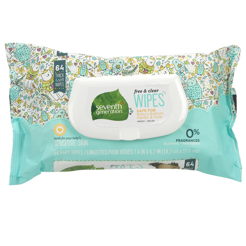 Seventh Generation Free & Clear Wipes