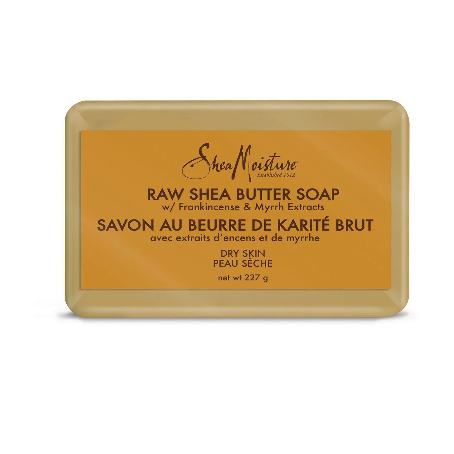 Shea Moisture Raw Shea Butter Soap with Frankincense & Myrrh Extracts - 230 g