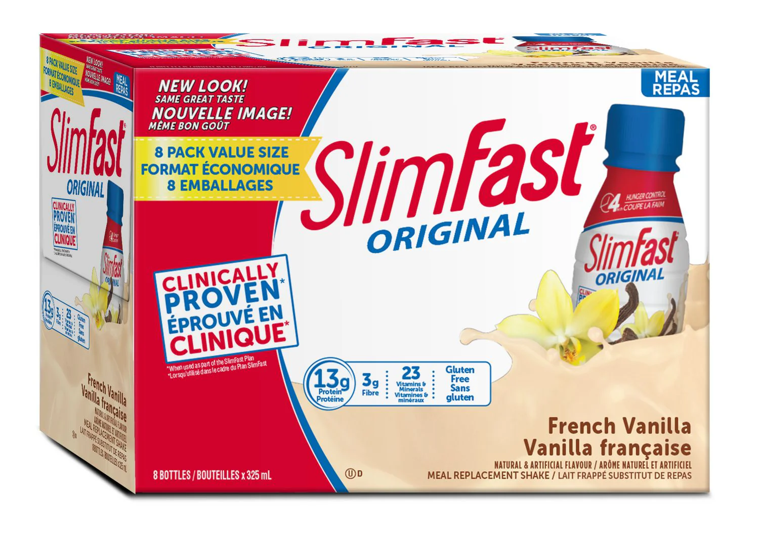 SlimFast Original Meal Replacement Shake - 8 x 325 ml - Image 2