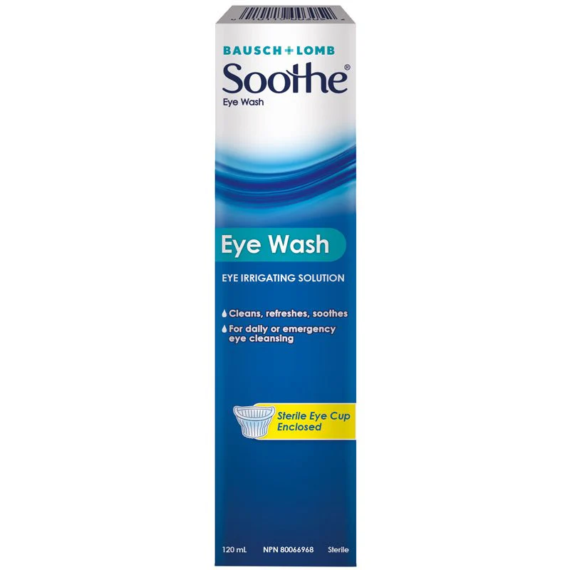 Soothe Eye Wash, Eye Irrigating Solution with Sterile Eye Cup Enclosed - 120 ml
