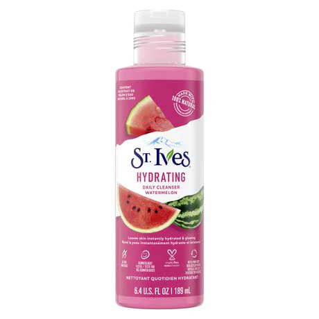 St. Ives Hydrating Daily Cleanser, Watermelon - 189 ml