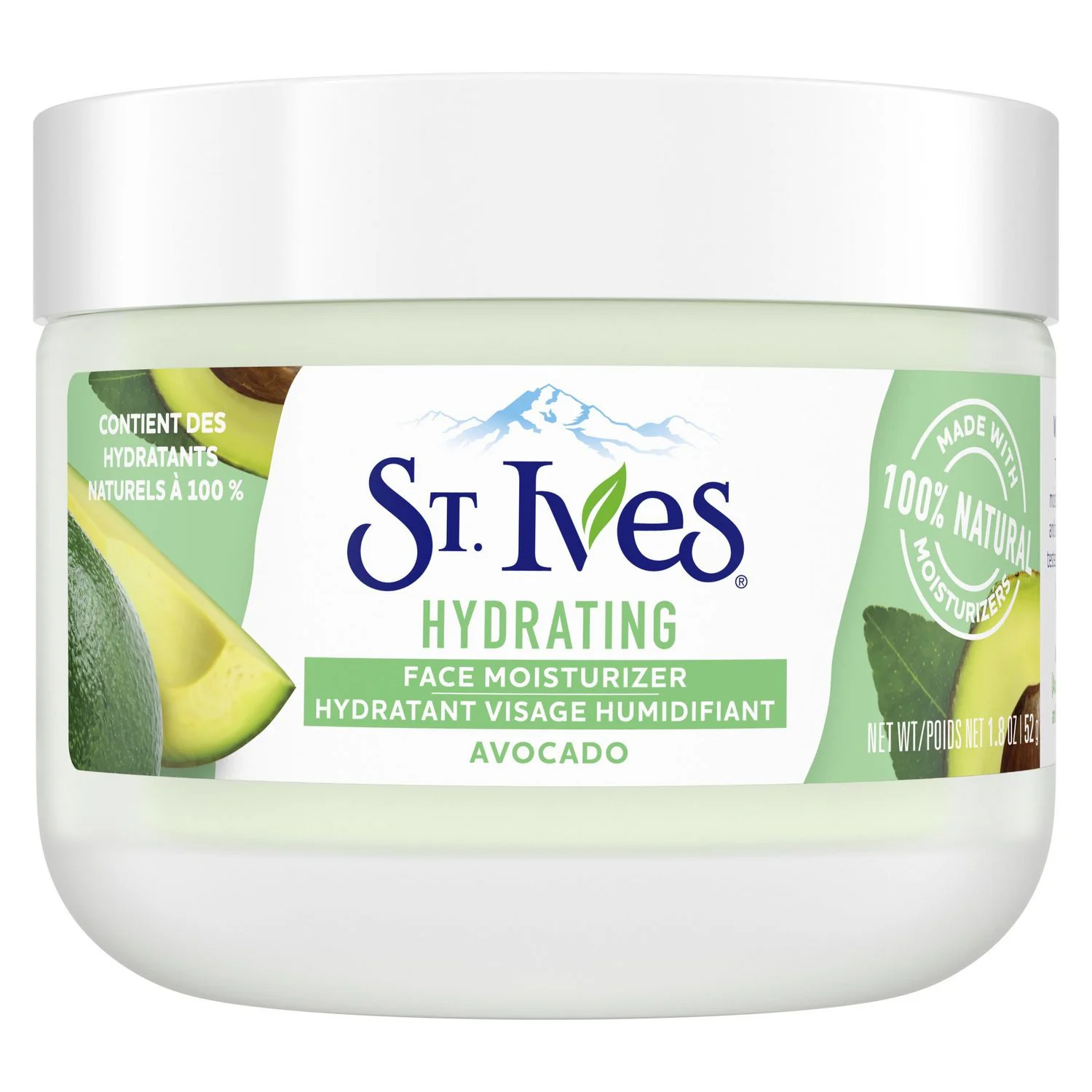 St. Ives Hydrating Face Moisturizer, Avocado - 52 g