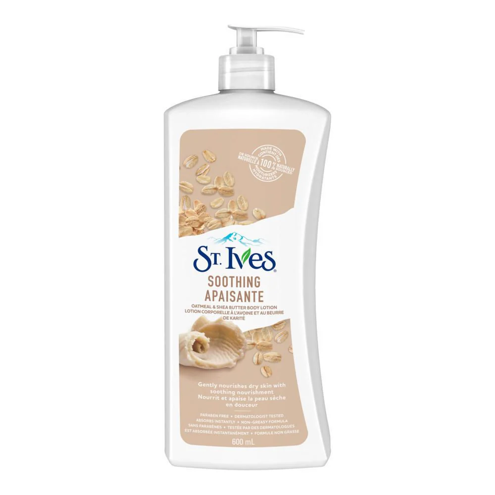 St. Ives Soothing Oatmeal And Shea Butter Body Lotion - 600 mL