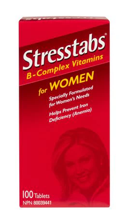 Stresstabs B-Complex Vitamins for Women - 100 tablets