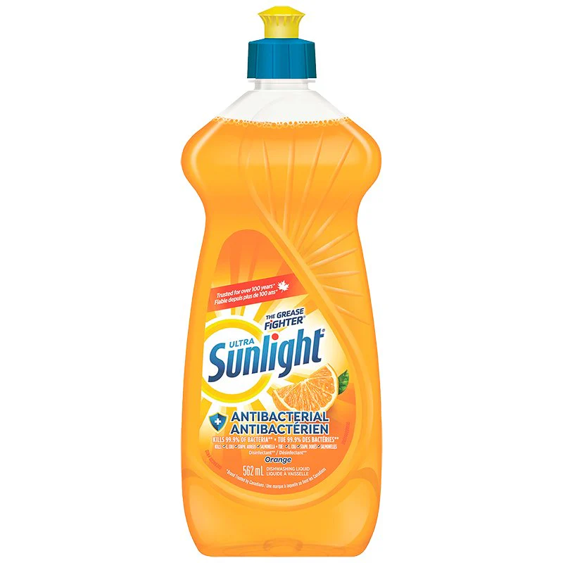 Sunlight Ultra Antibacterial Dishwashing Soap - 562 ml
