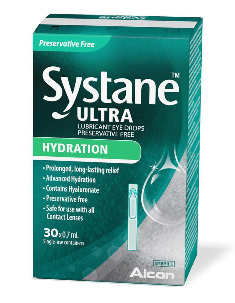Systane Ultra Lubricant Eye Drops, Hydration - 30 single-use containers x 0.7 ml
