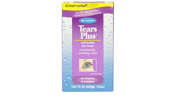 Tears Plus Lubricating Eye Drops - 15 ml - Image 2