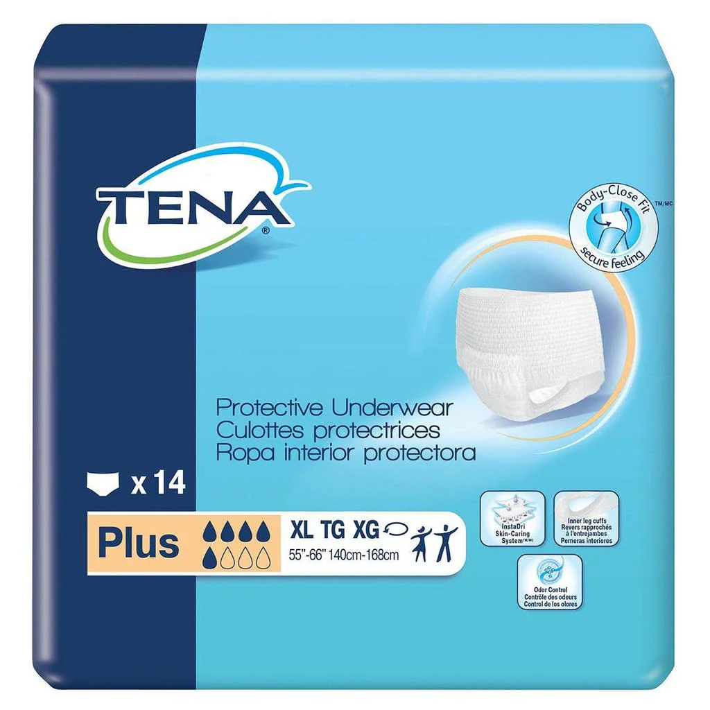 Tena Protective Underwear Plus, Extra Large - 14 count