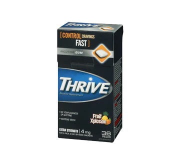 Thrive Nicotine Replacement, Extra Strength - 4 mg x 36 pieces