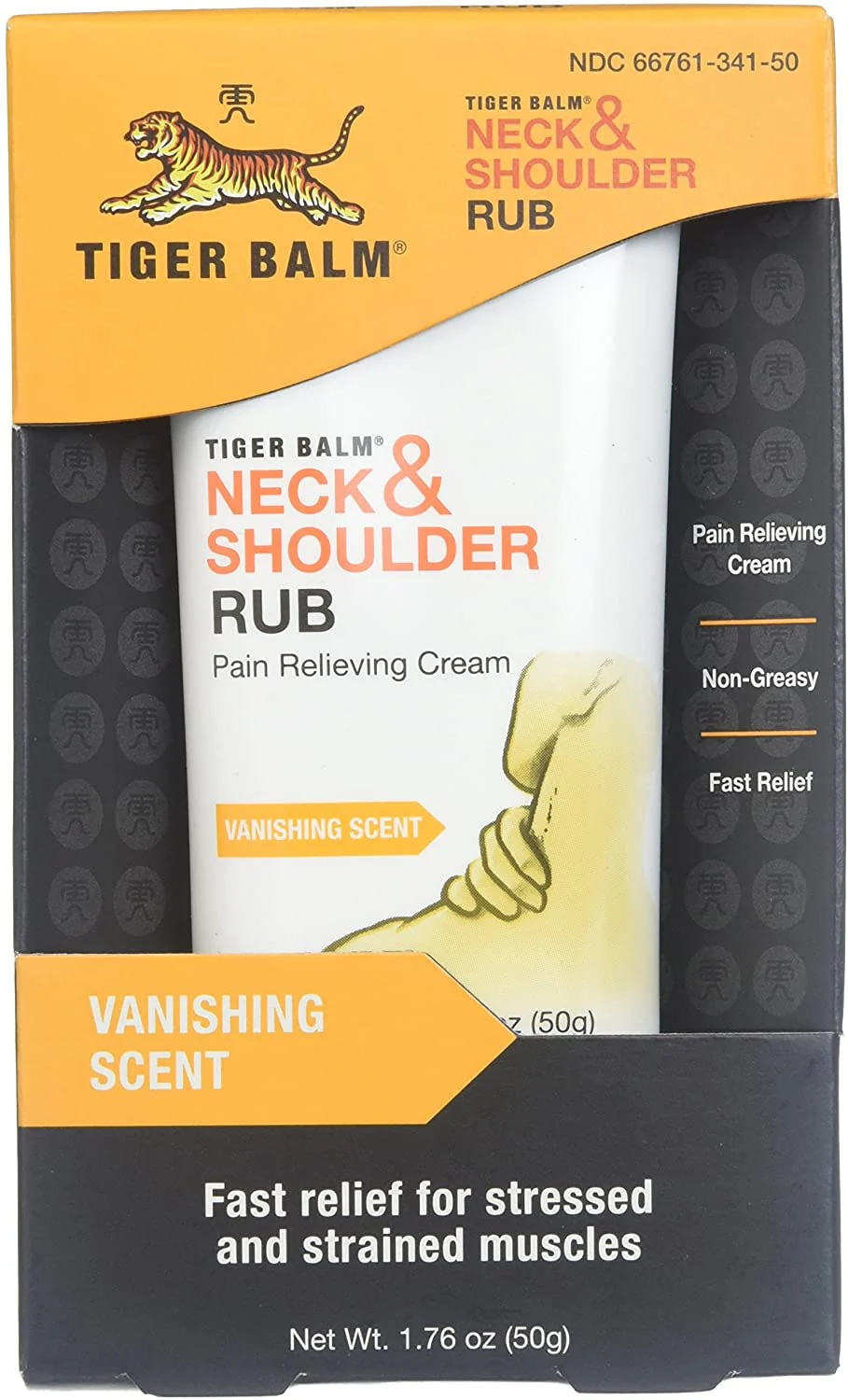 Tiger Balm Neck & Shoulder Pain Relieving Cream Vanishing Scent