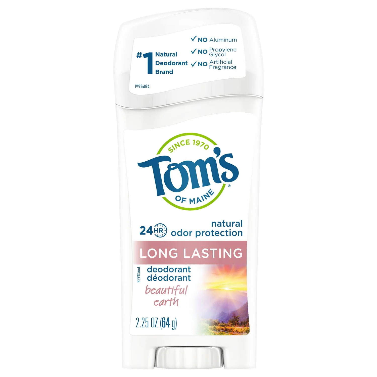 Tom's of Maine Long Lasting Deodorant, Unscented - 64 g - Image 2