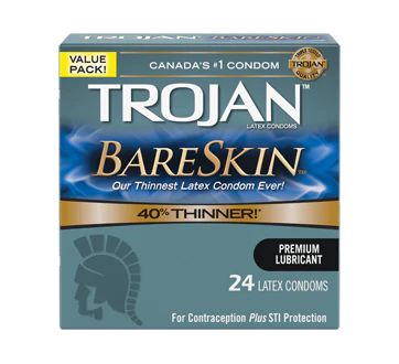 Trojan BareSkin 40% Thinner Latex Condoms - Image 2