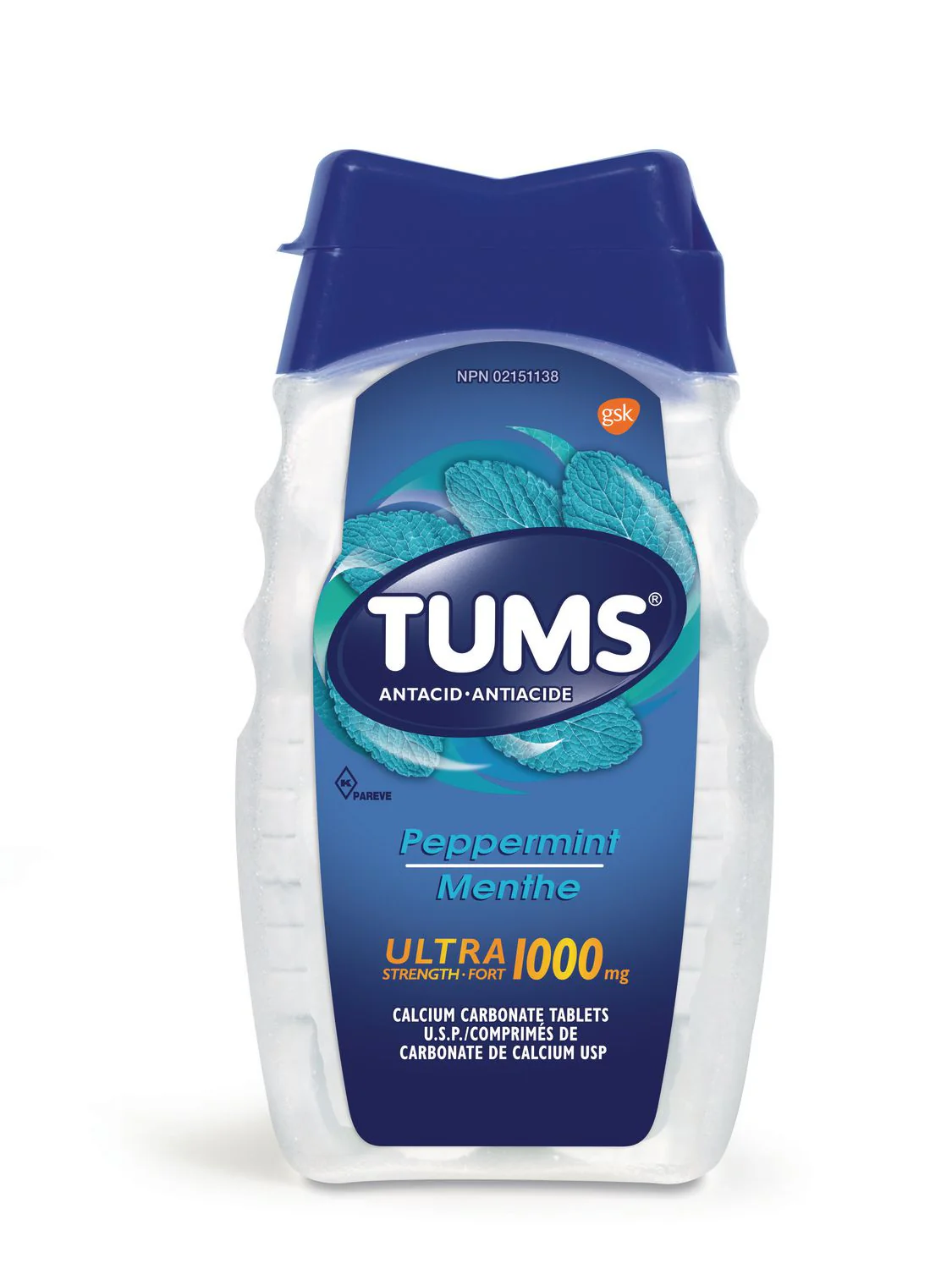 Tums Ultra Strength Antacid - 1000 mg x 72 tablets