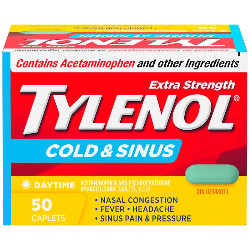 Tylenol Cold & Sinus, Daytime - 20 caplets - Image 2