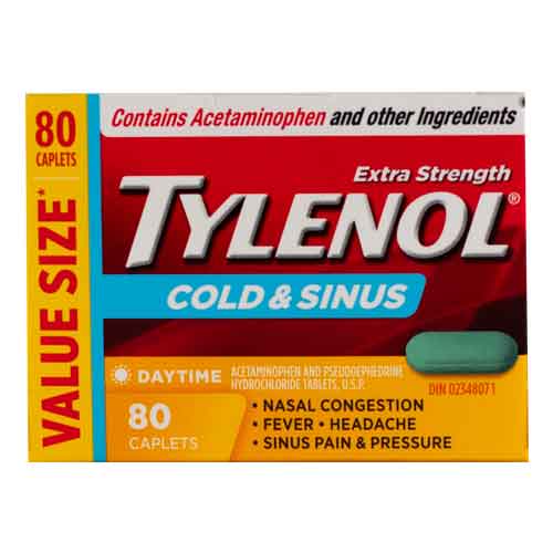Tylenol Cold & Sinus, Daytime - 20 caplets - Image 3