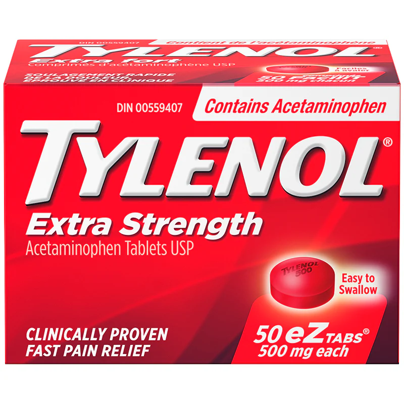 Tylenol Extra Strength Acetaminophen EZ Tabs - 500 mg