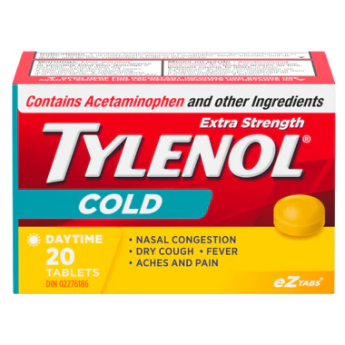 Tylenol Extra Strength Cold Daytime eZTabs