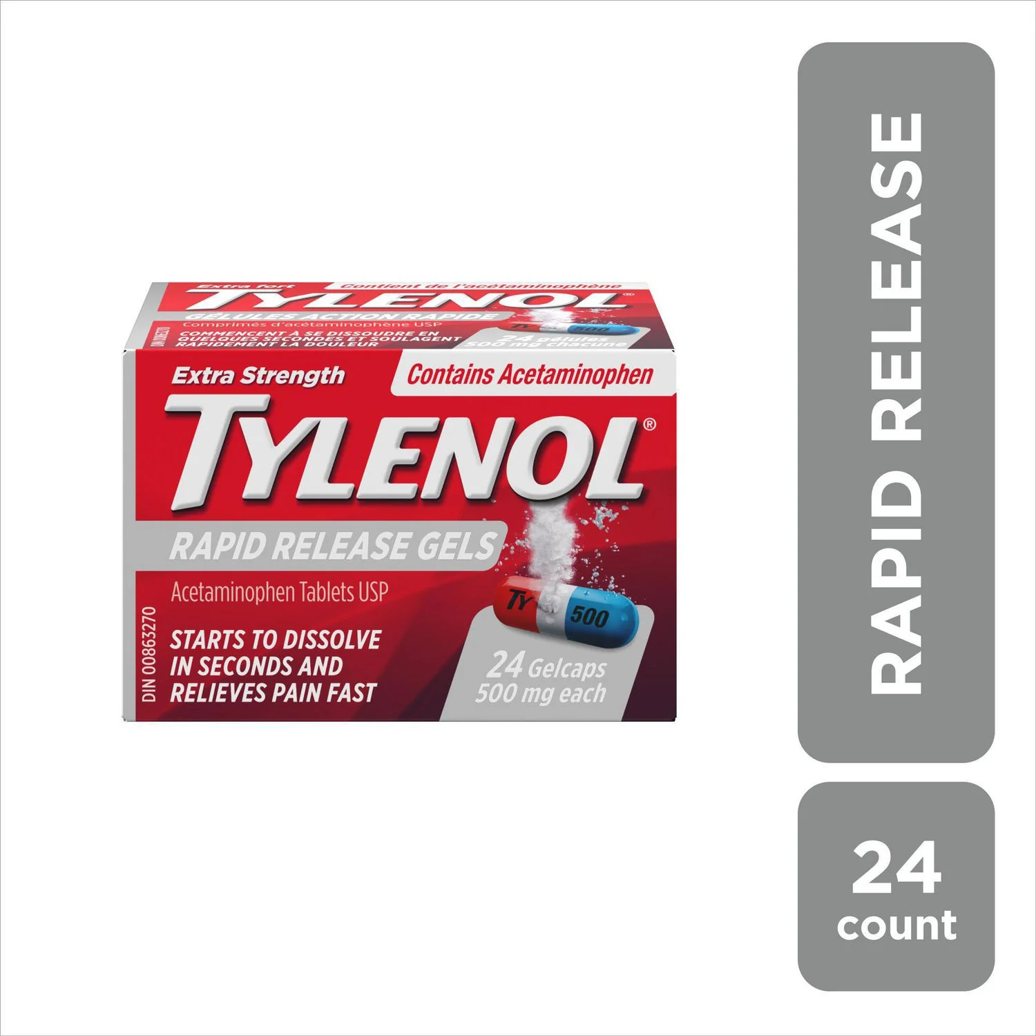 Tylenol Extra Strength Rapid Release Acetaminophen - 500 mg each