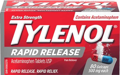 Tylenol Extra Strength Rapid Release Acetaminophen - 500 mg each - Image 2