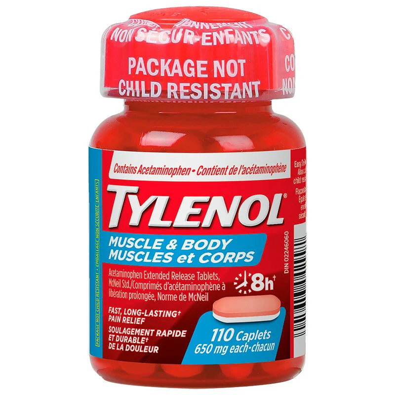 Tylenol Muscle & Body Acetaminophen 650 mg - Image 2