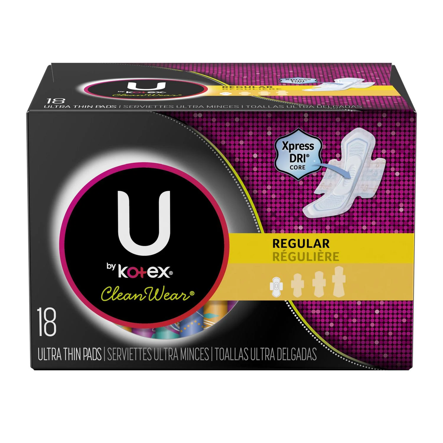 U by Kotex Clean Wear Regular Ultra Thin Pads