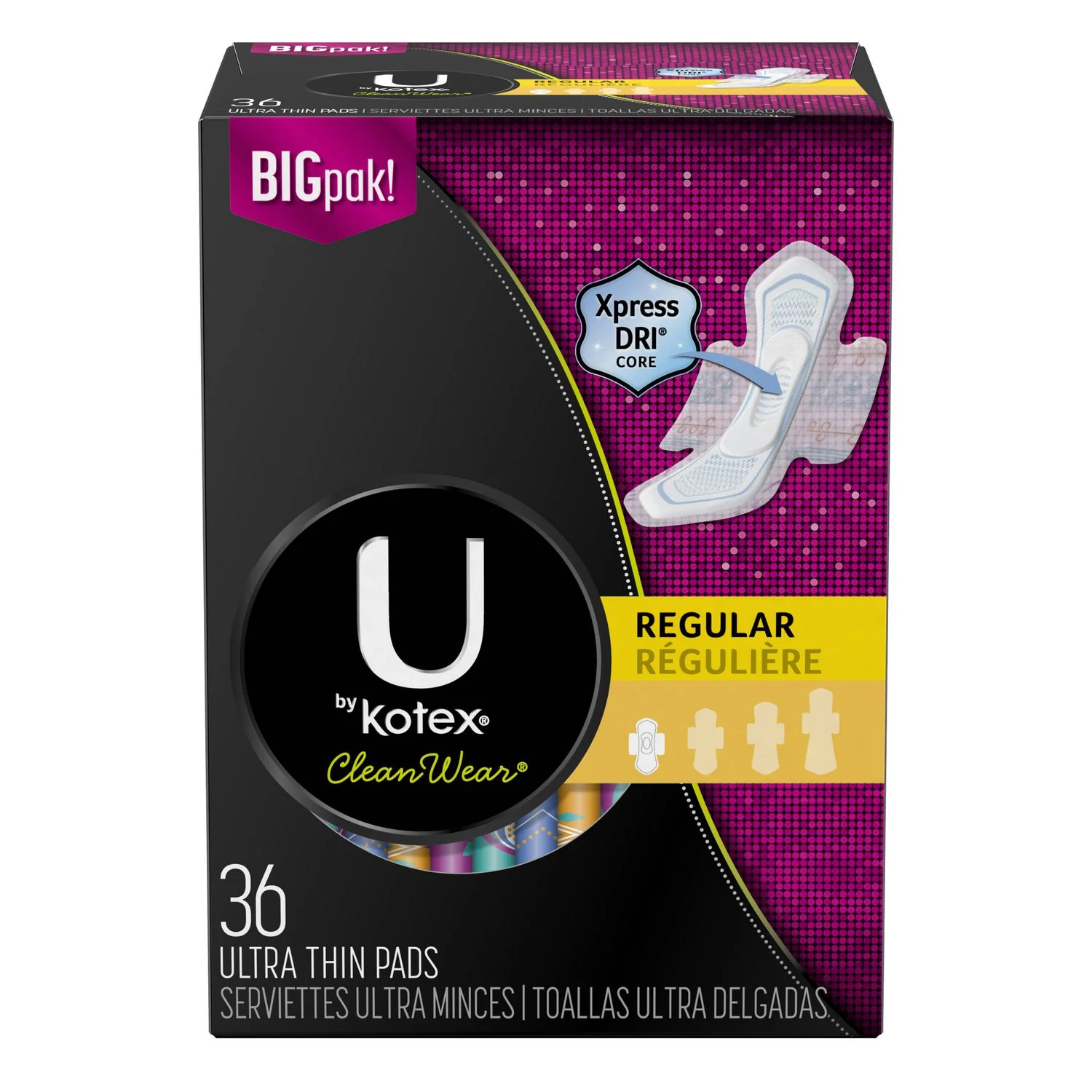 U by Kotex Clean Wear Regular Ultra Thin Pads - Image 2