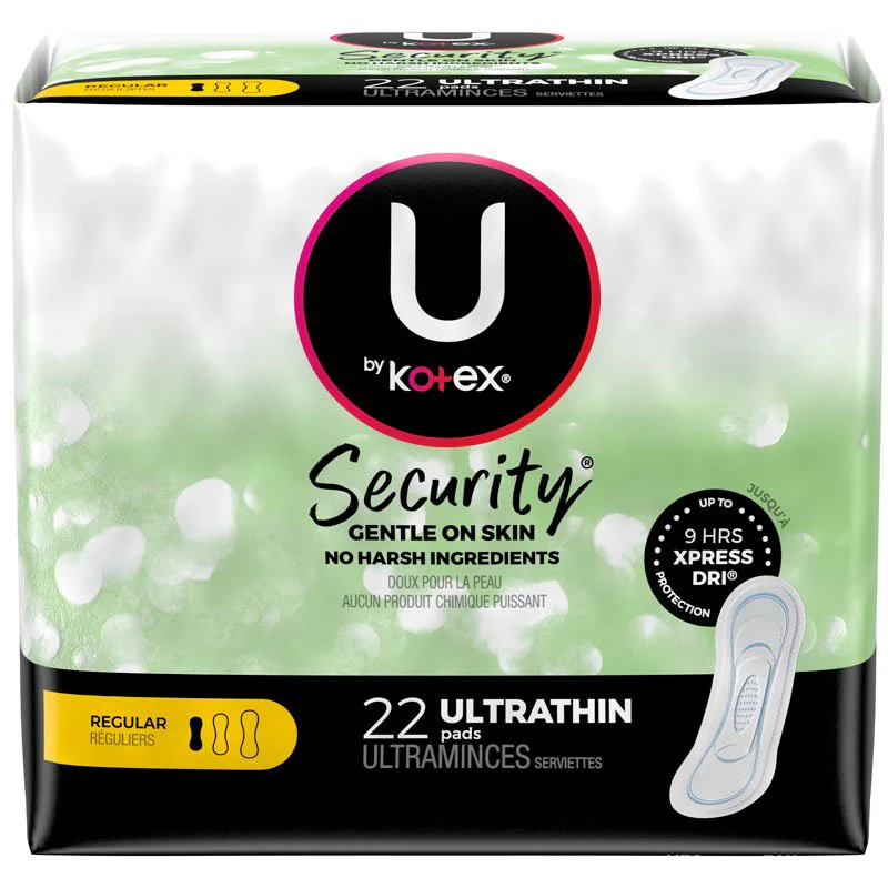 U by Kotex Security Ultra Thin Regular Pads