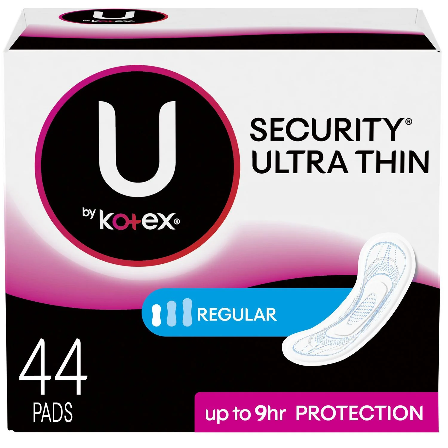 U by Kotex Security Ultra Thin Regular Pads - Image 2