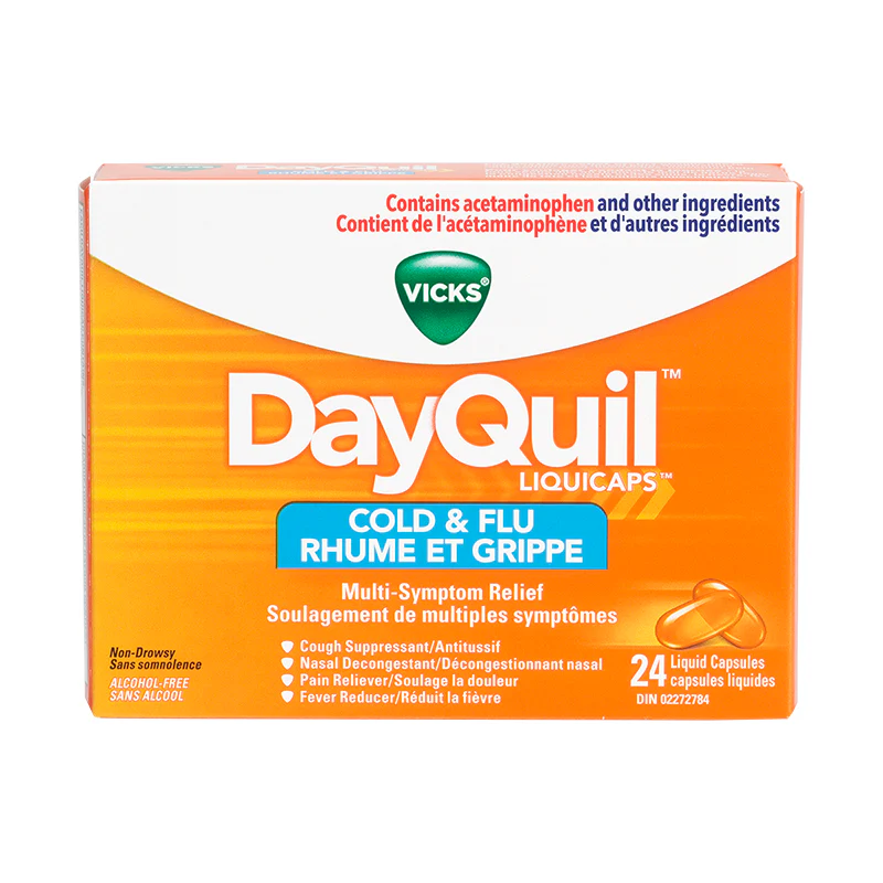 Vicks DayQuil Cold & Flu - 24 liquid capsules