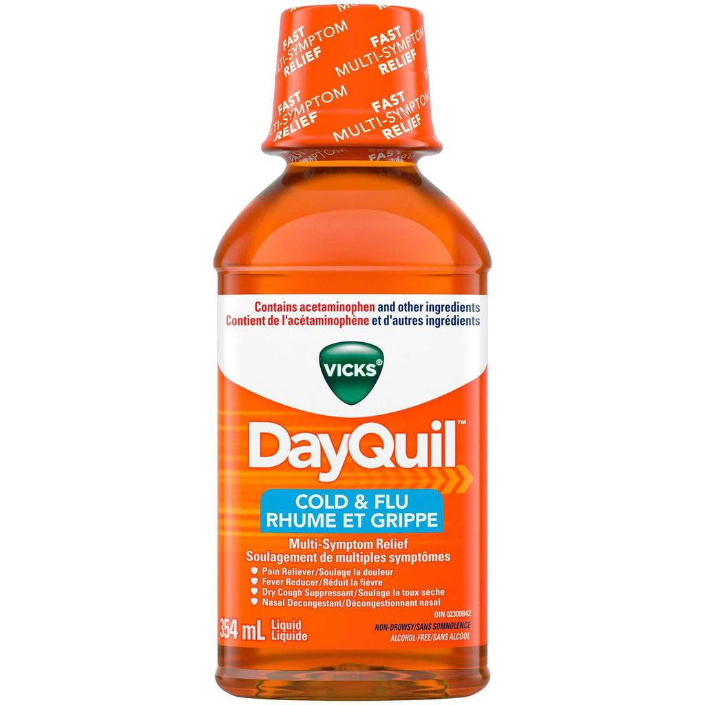 Vicks DayQuil Cold & Flu Liquid - Image 2