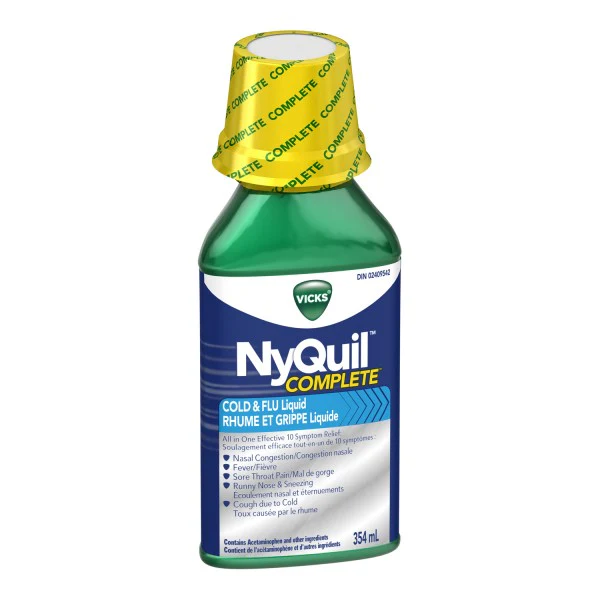 Vicks NyQuil Complete Cold & Flu Liquid - 354 ml